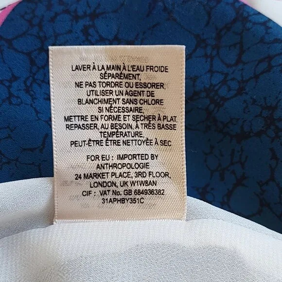 Anthropologie Maeve Pakpao Maxi Dress Boho Geo Bold Feminine Chic Flowy Size 0 - Picture 14 of 14